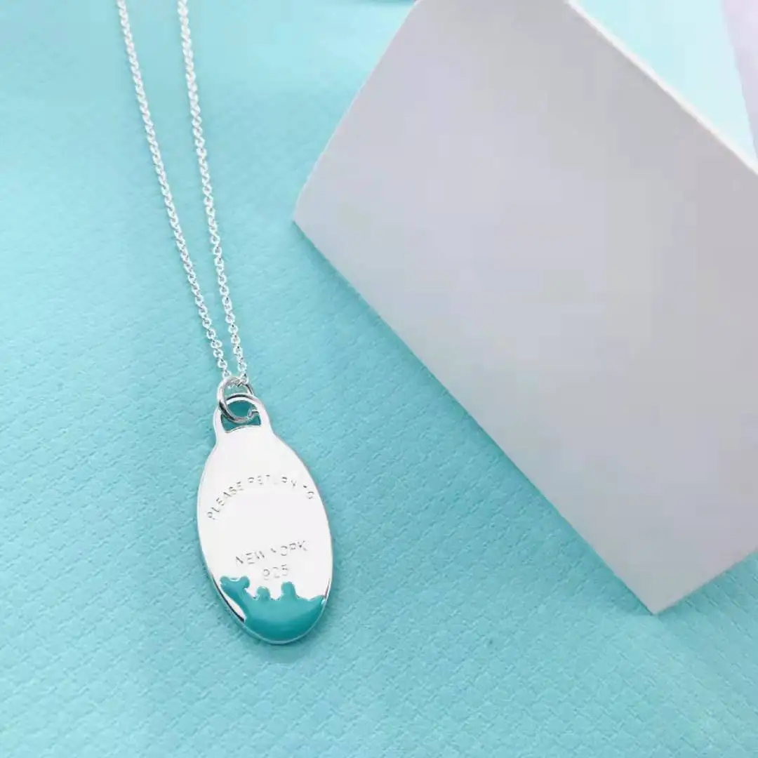 FIT Original 925 sterling silver enamelled round necklace for women's classic high quality jewelry Love Necklace party gift
FIT Original 925 sterling silver enamelled round necklace for women's classic high quality jewelry Love Necklace party gift