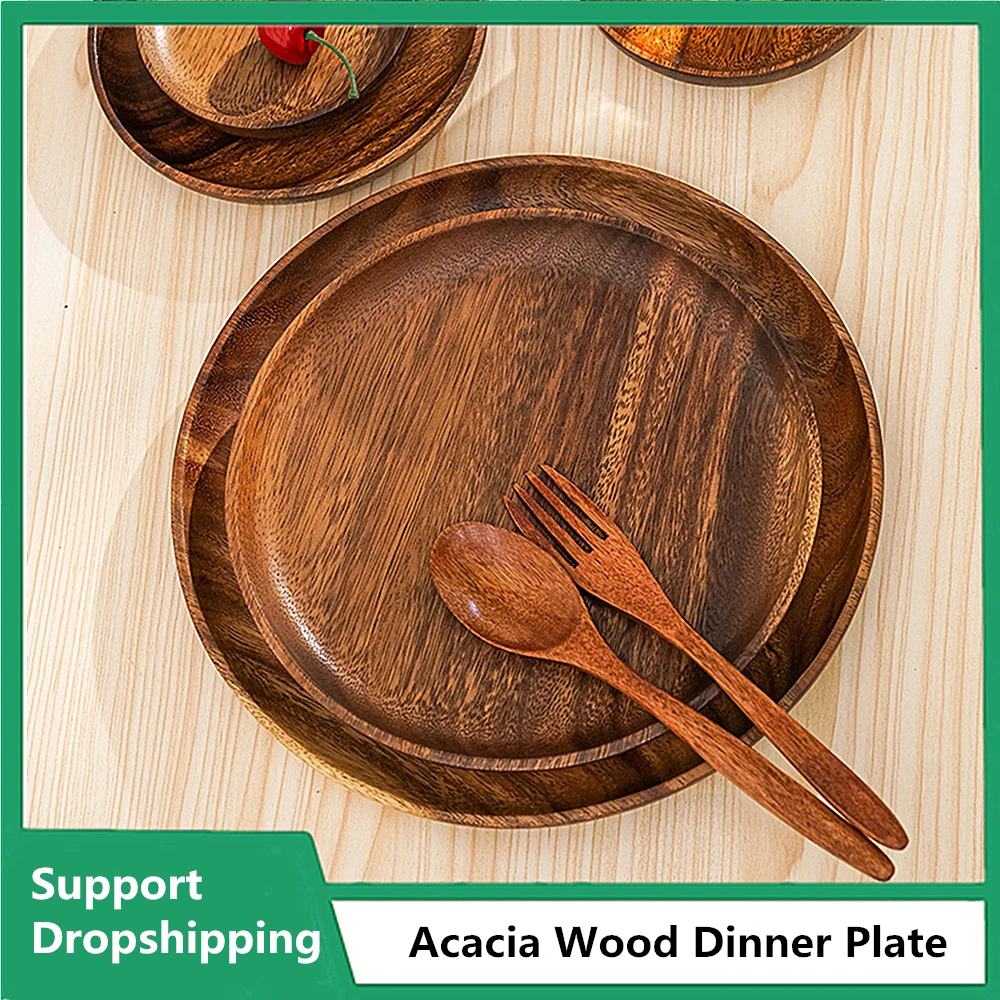 Kawaii Acacia Wood Dinner Plates Wood Solid Wooden Pan Plate Fruit Dishes Saucer Tea Tray Dessert Dinner Plate Round Tableware
Kawaii Acacia Wood Dinner Plates Wood Solid Wooden Pan Plate Fruit Dishes Saucer Tea Tray Dessert Dinner Plate Round Tableware
