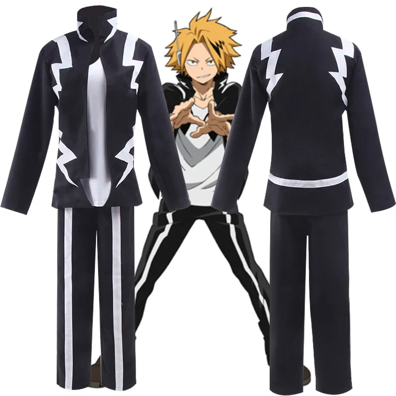 My Hero Academia Denki Kaminari Cosplay Costume Outfits Black Uniform Halloween Costumes
My Hero Academia Denki Kaminari Cosplay Costume Outfits Black Uniform Halloween Costumes