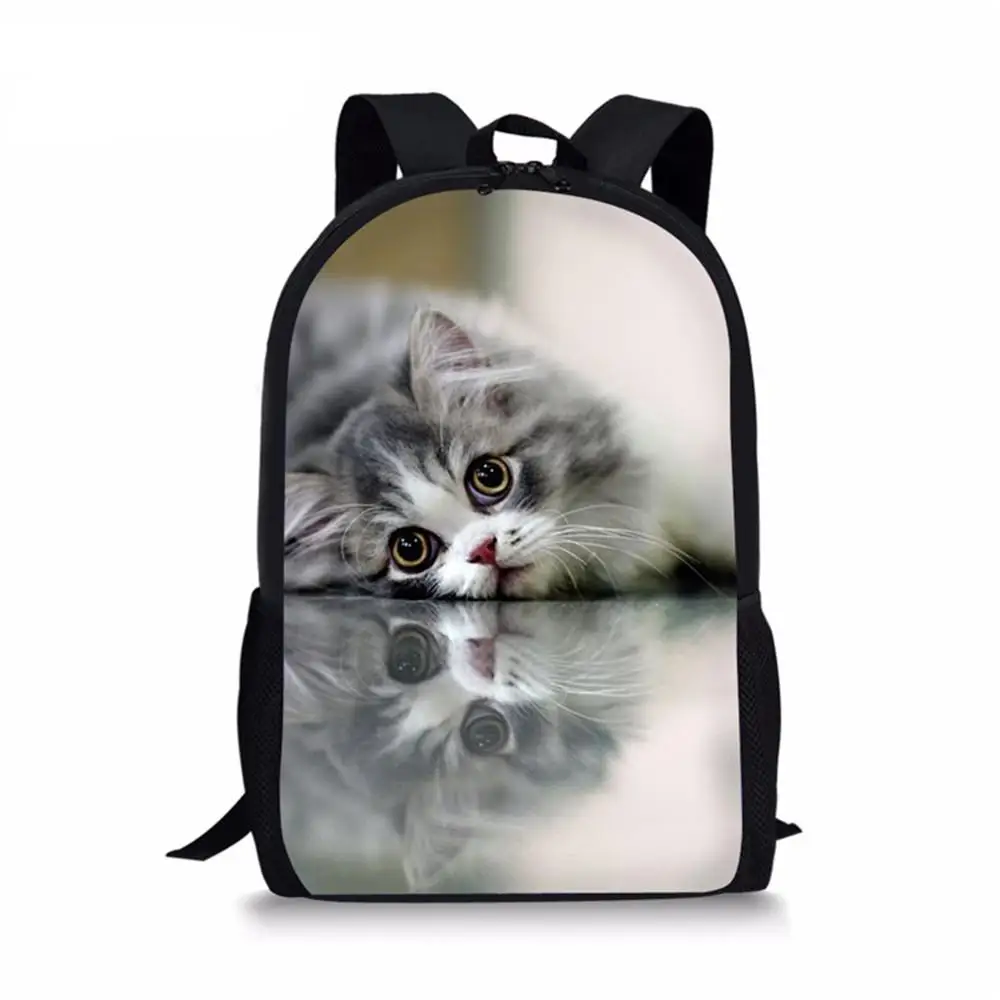3D Cat Pets Pattern Student High School Shoulder Bag Children School Backpack for Girl Boys Back to School Casual Bags
3D Cat Pets Pattern Student High School Shoulder Bag Children School Backpack for Girl Boys Back to School Casual Bags
