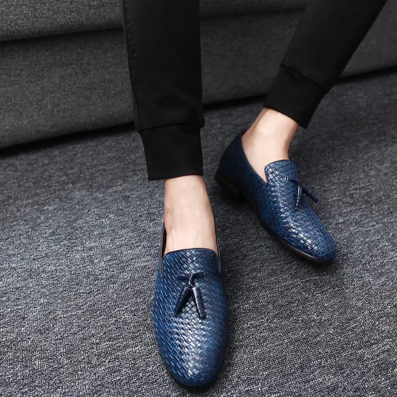 Hot Sale Men Shoes Fashion Woven Business Men's Leather Comfortable Casual Flat Shoes Men Wedding Shoes Plus Size BA-12
Hot Sale Men Shoes Fashion Woven Business Men's Leather Comfortable Casual Flat Shoes Men Wedding Shoes Plus Size BA-12