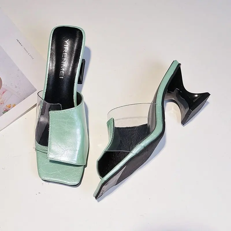 OIMG Women's Shoes Sandals PVC Jelly Crystal Heel Transparent Women Sexy Fashion Clear High Heels Summer Sandals Pumps Shoes
OIMG Women's Shoes Sandals PVC Jelly Crystal Heel Transparent Women Sexy Fashion Clear High Heels Summer Sandals Pumps Shoes