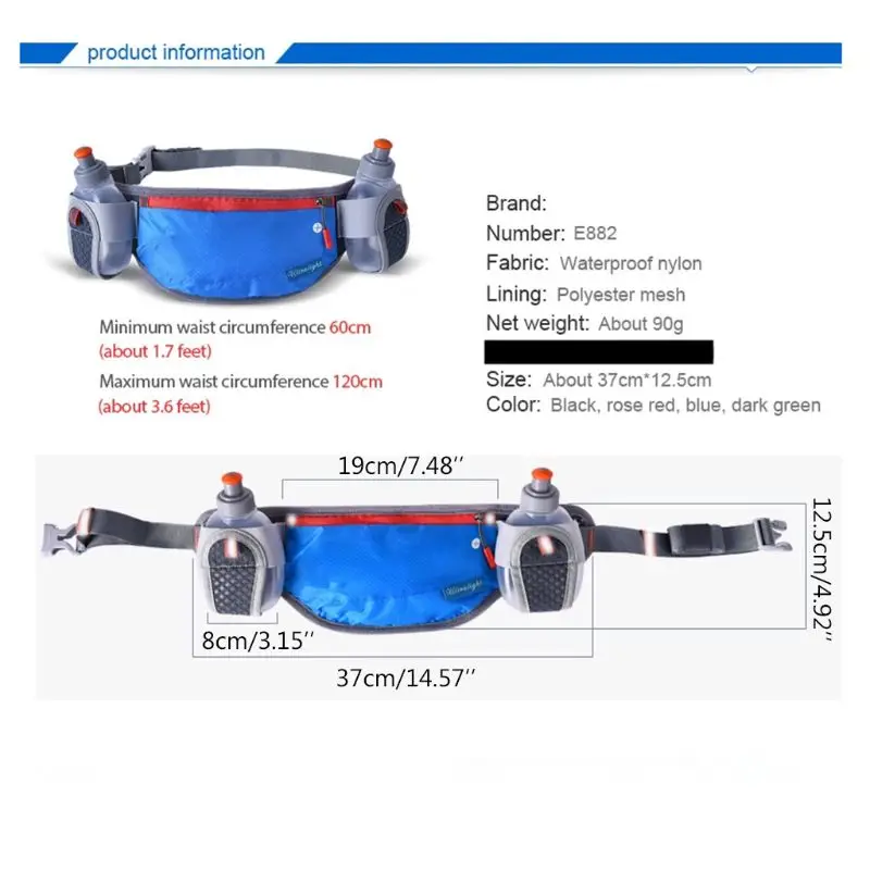 Unisex Running Waist Bag Marathon Cycling Belt Bum Bag Storage Pockets Hiking Waist Pack Outdoor Camping Supplies
Unisex Running Waist Bag Marathon Cycling Belt Bum Bag Storage Pockets Hiking Waist Pack Outdoor Camping Supplies