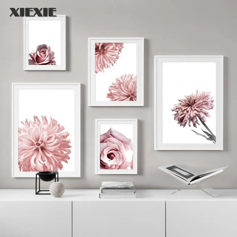 Fresh Pink Rose Chrysanthemum Canvas Painting Wall Art Nordic Posters and Prints Plant Wall Pictures for Living Room Home Decor
Fresh Pink Rose Chrysanthemum Canvas Painting Wall Art Nordic Posters and Prints Plant Wall Pictures for Living Room Home Decor