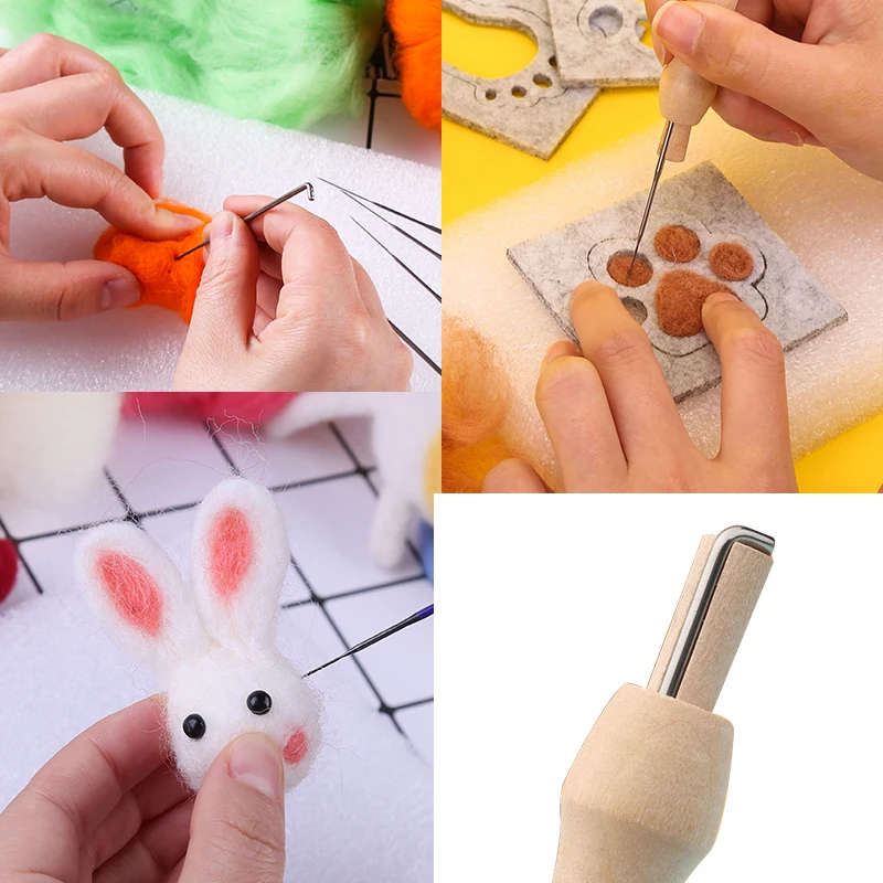30 PCS Wool Felt Needle Felt Needle Felting Starter Kit Felting Needles Felt Diy Package for Felting with Bottle
30 PCS Wool Felt Needle Felt Needle Felting Starter Kit Felting Needles Felt Diy Package for Felting with Bottle