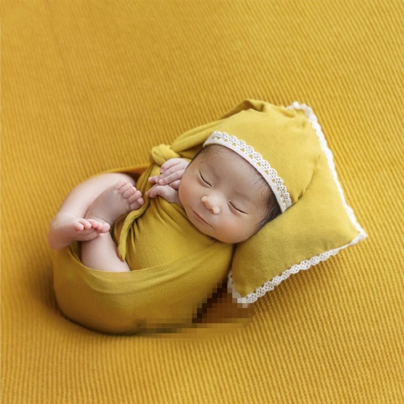 Newborn Baby 4Pcs Photography Props Bowknot Headband Knotted Hat Swaddle Blanket Wrap Pillow Infant Outfits Costume J60B 
Newborn Baby 4Pcs Photography Props Bowknot Headband Knotted Hat Swaddle Blanket Wrap Pillow Infant Outfits Costume J60B