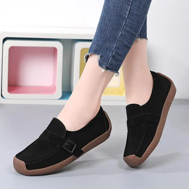 Large Size 35-43 Women Flat Shoes Casual Sneakers Ladies Leisure Shoes Slip on Leather Shoes Ultraligeras Transpirables Casuales
Large Size 35-43 Women Flat Shoes Casual Sneakers Ladies Leisure Shoes Slip on Leather Shoes Ultraligeras Transpirables Casuales