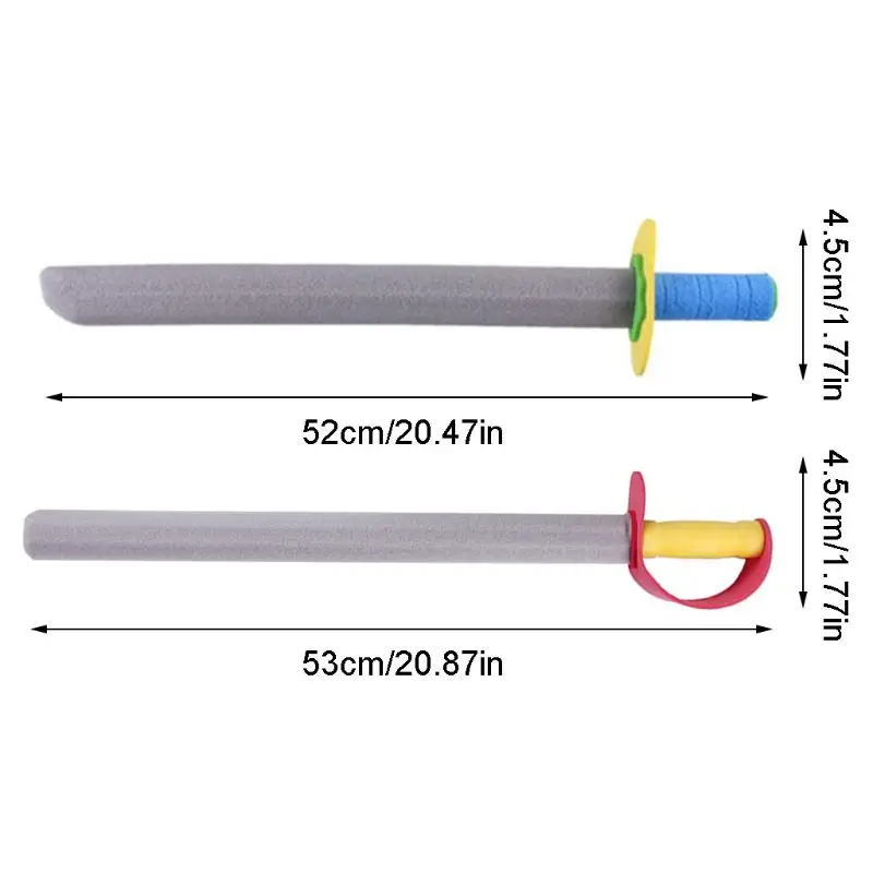 4Pcs/Set Creative EVA Foam Sword Knife Weapon Safe Performance Props Cosplay Toy
4Pcs/Set Creative EVA Foam Sword Knife Weapon Safe Performance Props Cosplay Toy