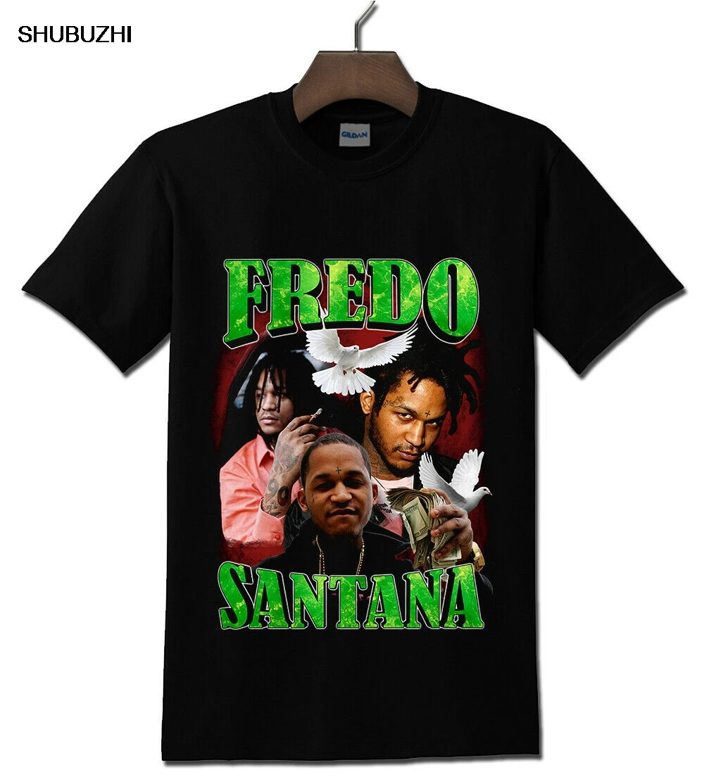 Футболка мужская летняя хлопковая, модная тенниска Fredo Santana, брендовая майка черного цвета, европейские размеры
Футболка мужская летняя хлопковая, модная тенниска Fredo Santana, брендовая майка черного цвета, европейские размеры