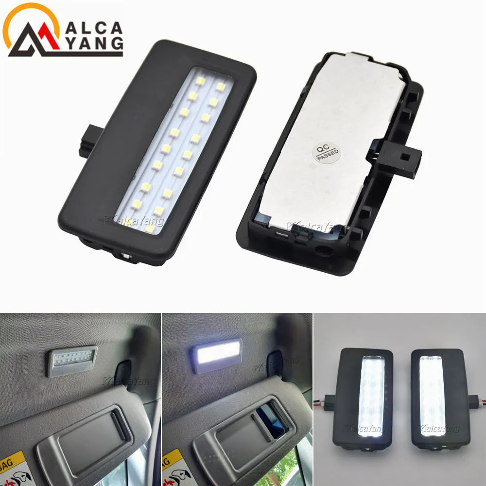 2Pcs Car 18LED Sun Visor Vanity Mirror reading interior Light Lamp For BMW 5 6 7 Series F10 F11 F07 F01F02 F03 F04 F12 F13 NEW
2Pcs Car 18LED Sun Visor Vanity Mirror reading interior Light Lamp For BMW 5 6 7 Series F10 F11 F07 F01F02 F03 F04 F12 F13 NEW