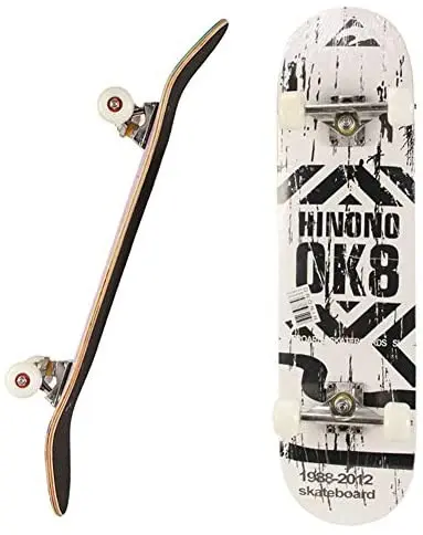 Skateboard 31" Standard Skateboard, 7-Layer Hard Maple Board and ABEC-7 Bearings, Suitable for Teenagers, Children and Beginners
Skateboard 31" Standard Skateboard, 7-Layer Hard Maple Board and ABEC-7 Bearings, Suitable for Teenagers, Children and Beginners