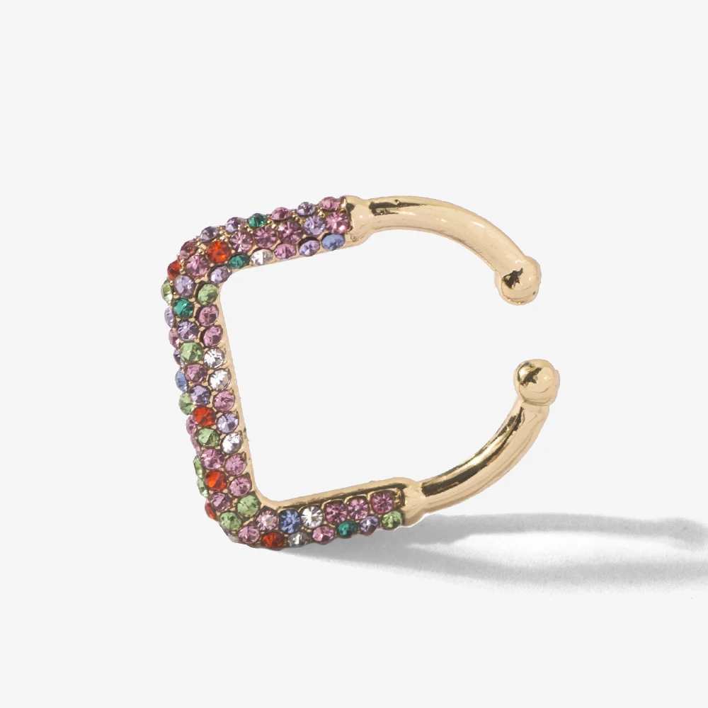 Lost Lady New Fashion Alloy Small Ear Cuff For Women Multicolor Rhinestone Clip Earrings Jewelry Wholesale Wedding Party Gifts
Lost Lady New Fashion Alloy Small Ear Cuff For Women Multicolor Rhinestone Clip Earrings Jewelry Wholesale Wedding Party Gifts