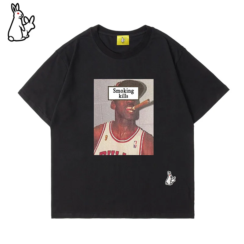 Loose FR2 Rabbits High-quality Round Neck T-shirt Street Men's Women's Smoking Kills Pure Cotton FR2 T-shirt
Loose FR2 Rabbits High-quality Round Neck T-shirt Street Men's Women's Smoking Kills Pure Cotton FR2 T-shirt