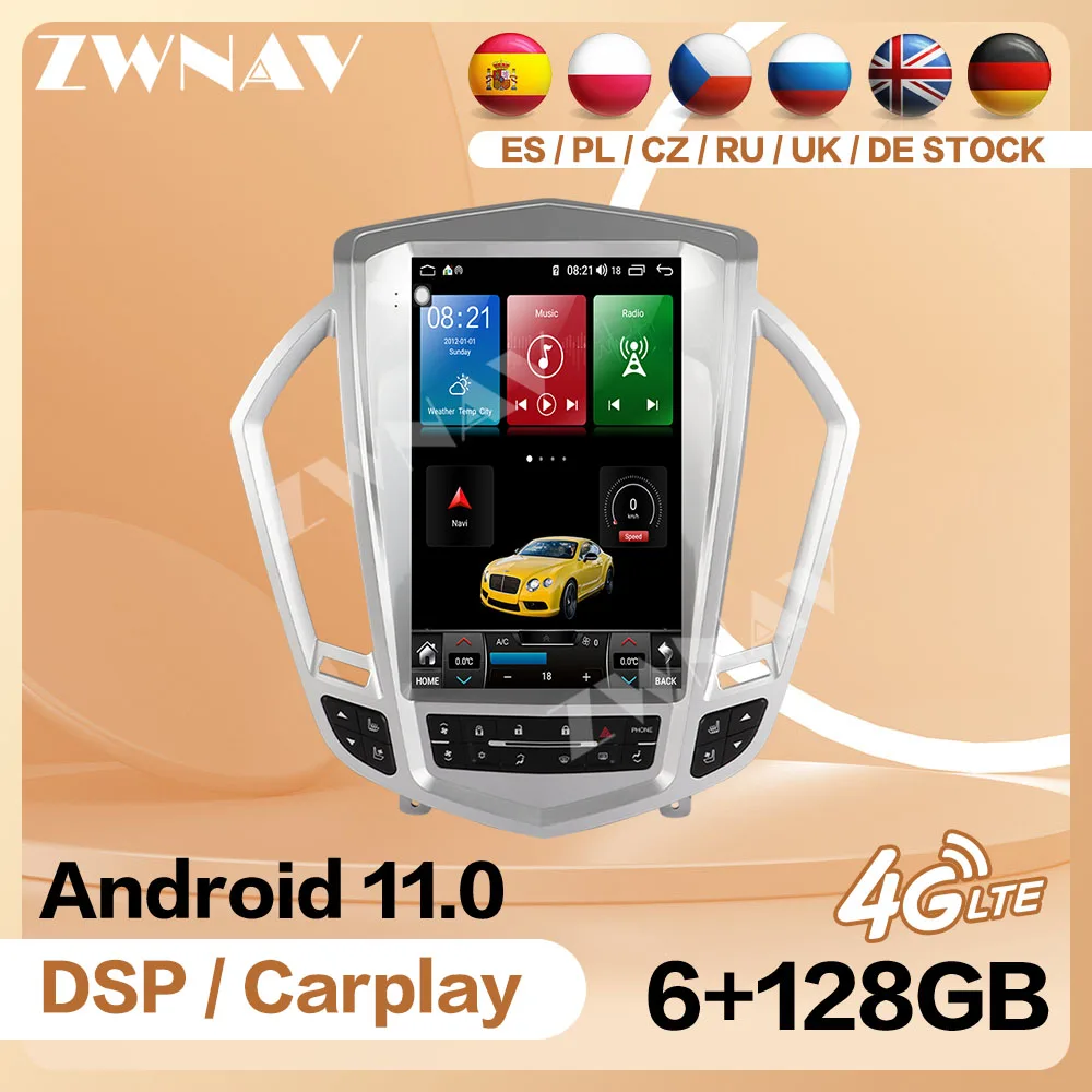 6+128G Tesla Carplay Radio Receiver For Cadillac SRX 2009 2010 2011 2012 Android 11 Player Video GPS Head Unit Auto Audio Stereo
6+128G Tesla Carplay Radio Receiver For Cadillac SRX 2009 2010 2011 2012 Android 11 Player Video GPS Head Unit Auto Audio Stereo