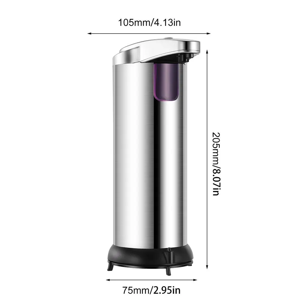 Waterproof Foam Liquid Dispenser Automatic Soap Dispenser Sensor Touchless Hand Washer Soap Dispenser Pump Stainless Steel Metal
Waterproof Foam Liquid Dispenser Automatic Soap Dispenser Sensor Touchless Hand Washer Soap Dispenser Pump Stainless Steel Metal