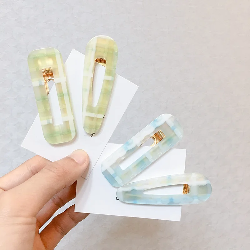 2PCS/Set New Women Elegant Colorful Print Geometric Acrylic Hairpins Sweet Hair Clip Headband Barrettes Fashion Hair Accessories
2PCS/Set New Women Elegant Colorful Print Geometric Acrylic Hairpins Sweet Hair Clip Headband Barrettes Fashion Hair Accessories
