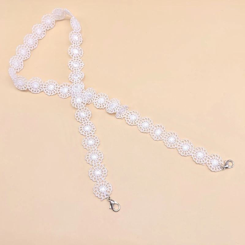 5Pcs Face Mask Anti-Lost Lanyard Strap Weave Floral Lace Ribbon Eyeglass Chain Decorative Necklace Rest Ears Rope Belt
5Pcs Face Mask Anti-Lost Lanyard Strap Weave Floral Lace Ribbon Eyeglass Chain Decorative Necklace Rest Ears Rope Belt