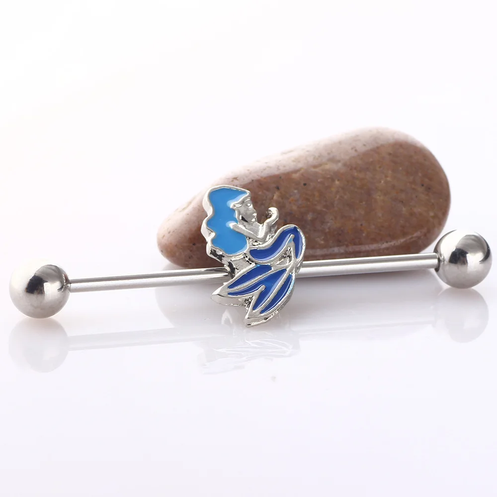 Earring Body Piercing Tool Stainless Steel Long Soft Ear Bone Nails Mermaid Industrial Dumbbell Barbell Puncture Accessories
Earring Body Piercing Tool Stainless Steel Long Soft Ear Bone Nails Mermaid Industrial Dumbbell Barbell Puncture Accessories