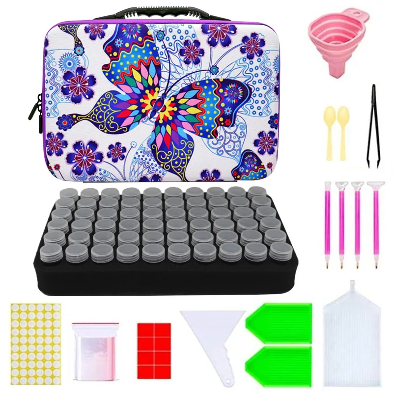 5D 60 Bottles Diamond Painting Cross Stitch Accessories Tool Box Container Diamond Storage Bag Case Embroidery Mosaic Kits
5D 60 Bottles Diamond Painting Cross Stitch Accessories Tool Box Container Diamond Storage Bag Case Embroidery Mosaic Kits