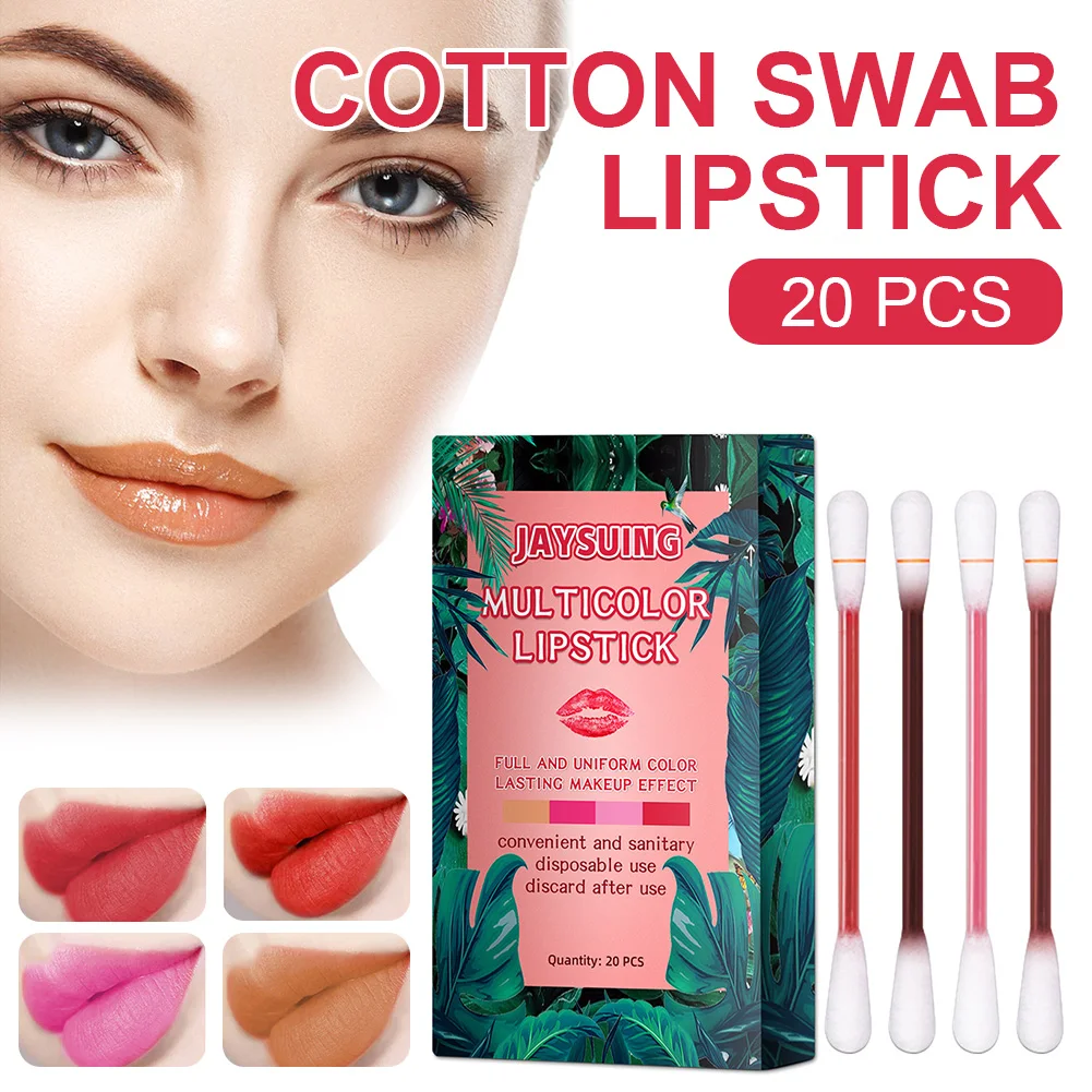 1PC Cotton Swab Lipstick Waterproof Non-Stick Lip Gloss Disposable Tattoo Lipstick Lip Glaze Makeup for Women New Hot Shipping
1PC Cotton Swab Lipstick Waterproof Non-Stick Lip Gloss Disposable Tattoo Lipstick Lip Glaze Makeup for Women New Hot Shipping