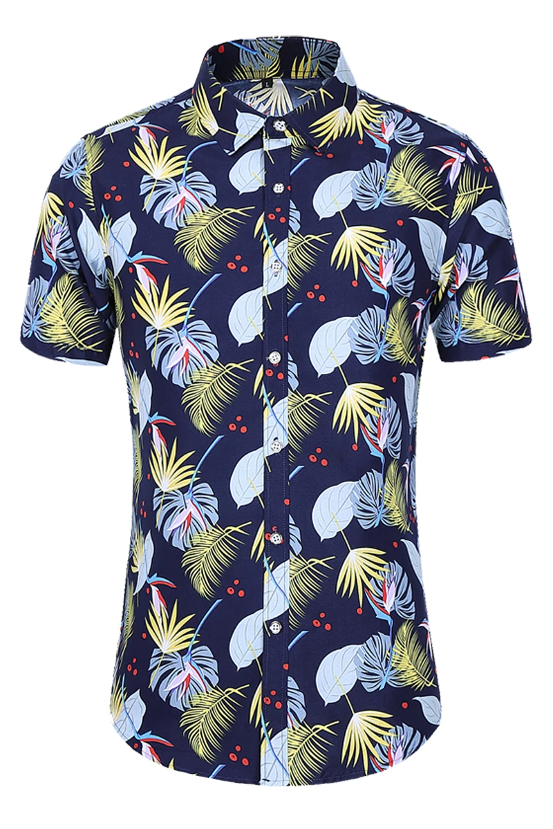 2020 Summer New Men's Short Sleeve Trend Printing Wild Shirt Large Size Fashion Youth Slim Flower Shirt
2020 Summer New Men's Short Sleeve Trend Printing Wild Shirt Large Size Fashion Youth Slim Flower Shirt
