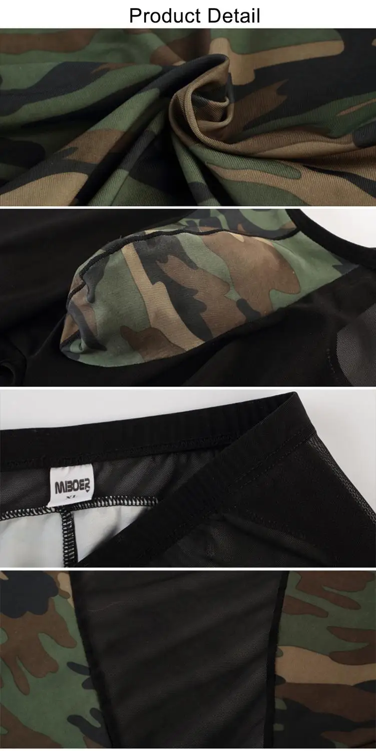 2pcs/Set Super Thin Men's Mesh Camouflage Breathable Clothing Set Homewear Pajamas Gyms Fitness Tracksuit Casual Wear
2pcs/Set Super Thin Men's Mesh Camouflage Breathable Clothing Set Homewear Pajamas Gyms Fitness Tracksuit Casual Wear