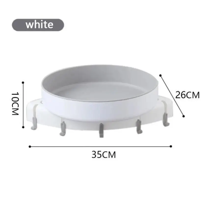 Rotating shelf toilet bathroom storage rack kitchen supplies corner rack free punch toilet shelf wall-mounted
Rotating shelf toilet bathroom storage rack kitchen supplies corner rack free punch toilet shelf wall-mounted