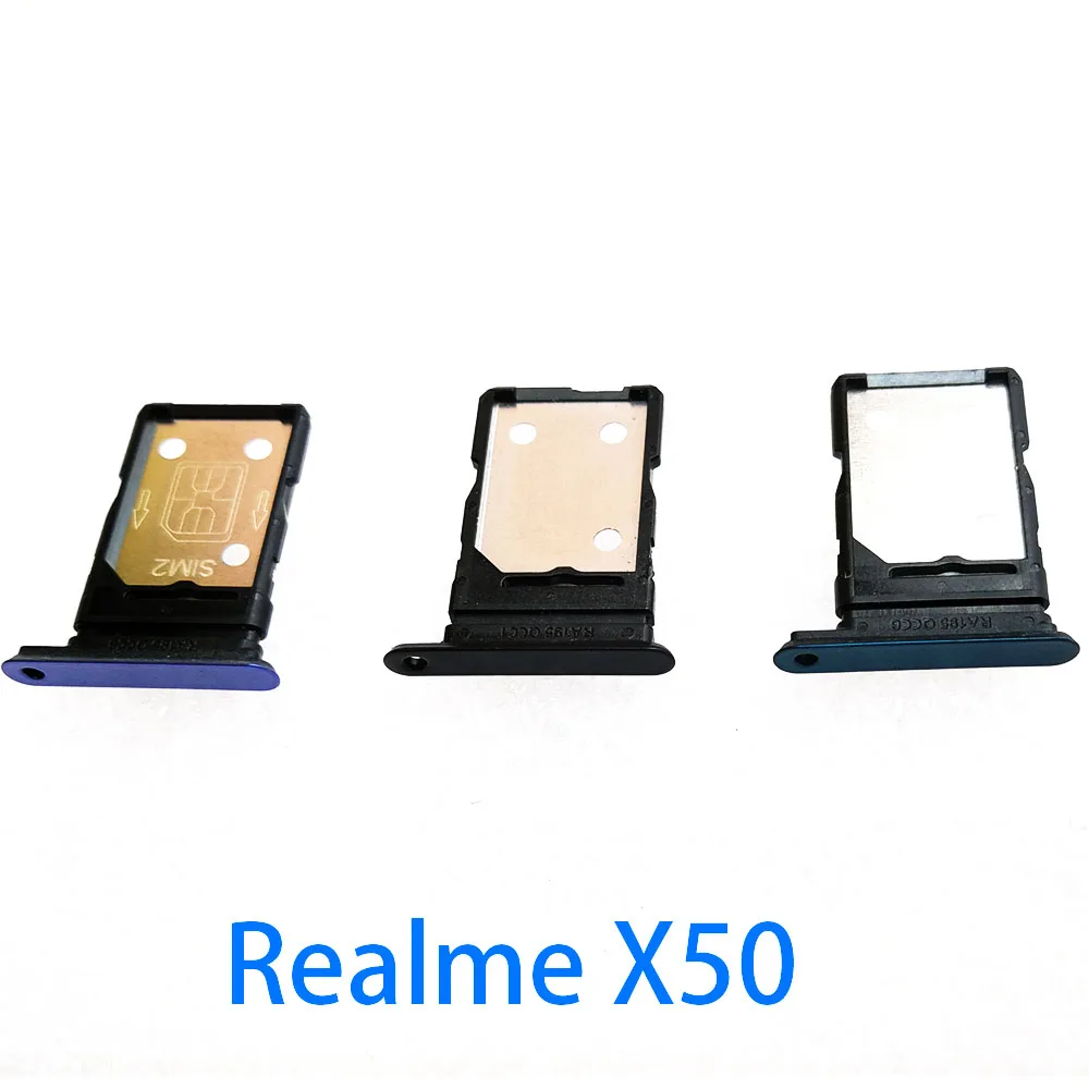 New SIM Card Tray Card Holder Slot Adapter Parts For Realme X50 
New SIM Card Tray Card Holder Slot Adapter Parts For Realme X50