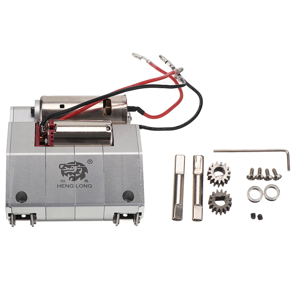 Heng Long 1/16 3869-1 3918-1 RC Tank Upgraded CNC Full Metal Gearbox Steel Gear Dual Current Driving System Accessories Parts
Heng Long 1/16 3869-1 3918-1 RC Tank Upgraded CNC Full Metal Gearbox Steel Gear Dual Current Driving System Accessories Parts