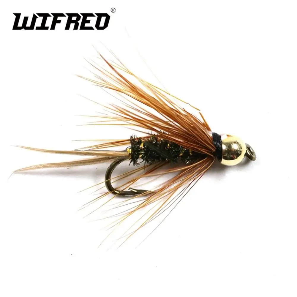 Wifreo 10PCS 10# Brass Goldhead Trout / Grayling Fishing Flies Wet Fly Bead Head Prince Nymph Free Box
Wifreo 10PCS 10# Brass Goldhead Trout / Grayling Fishing Flies Wet Fly Bead Head Prince Nymph Free Box