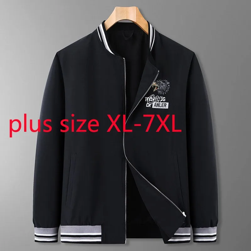 New Arrival Fashion Spring And Autumn Youth Men Super Large Embroidered Jacket Casual Baseball Collar Coat Plus Size XL-6XL 7XL
New Arrival Fashion Spring And Autumn Youth Men Super Large Embroidered Jacket Casual Baseball Collar Coat Plus Size XL-6XL 7XL