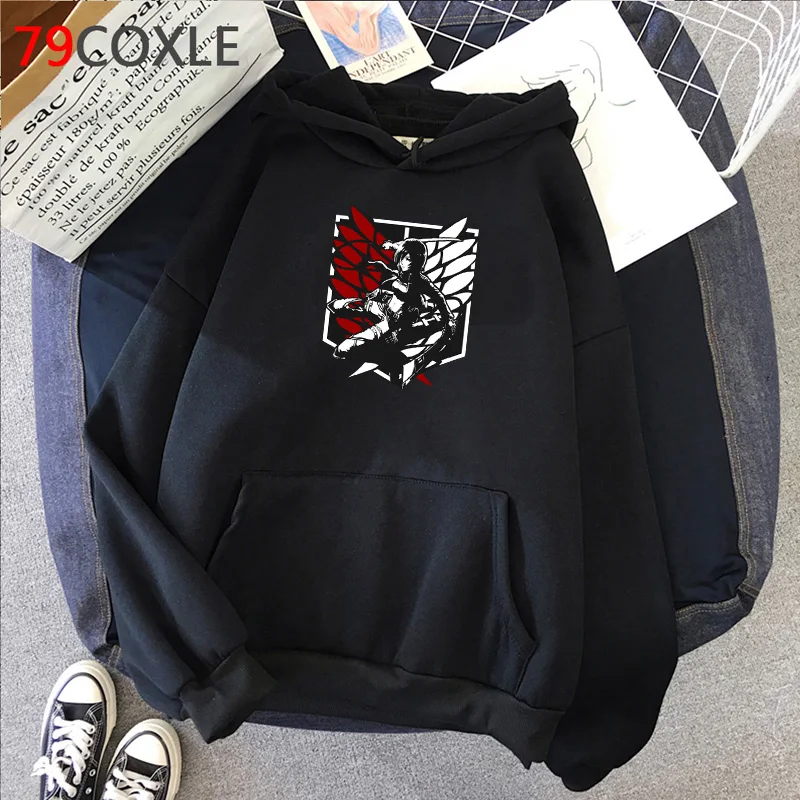 Attack On Titan Japan Anime Men Hoodie Sweatshirt Pullover Cotton Fleece Loose Black Streetwear Oversized Women Sweatshirts
Attack On Titan Japan Anime Men Hoodie Sweatshirt Pullover Cotton Fleece Loose Black Streetwear Oversized Women Sweatshirts