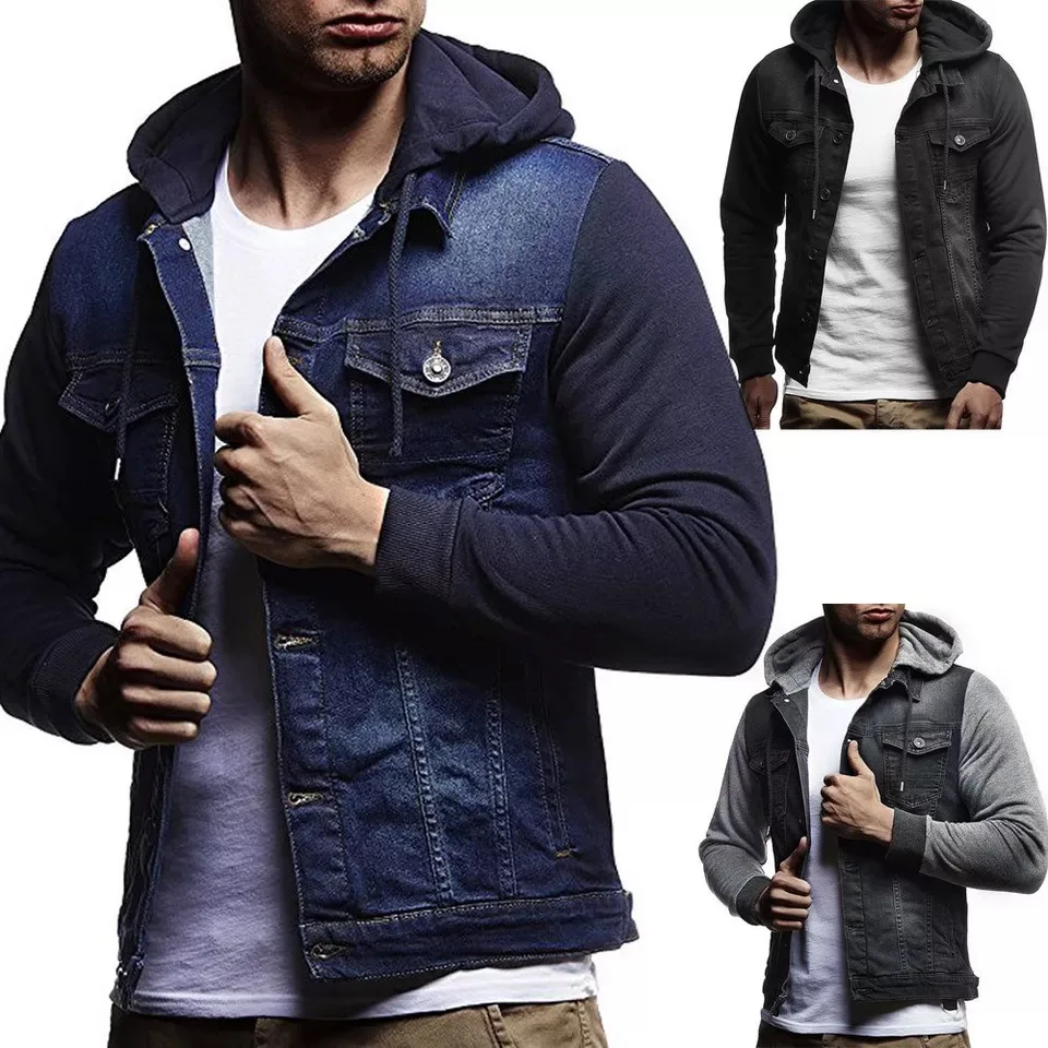 2021 New Jeans Jackets Men Hooded Autumn Denim Coat Male Fashion Street Style Classic Solid Vintage Jacket Korean Style Outwear
2021 New Jeans Jackets Men Hooded Autumn Denim Coat Male Fashion Street Style Classic Solid Vintage Jacket Korean Style Outwear