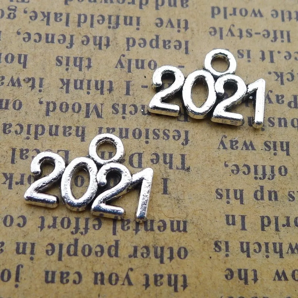 500 шт 2021 амулеты 10 мм x 14 DIY ювелирных изделий Кулон Античный серебряный цвет|Шармы|