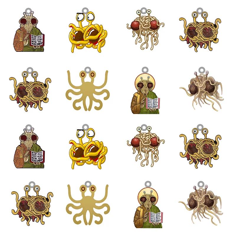 TAFREE Spaghetti Monster Shape Acrylic Pendant Epoxy Jewelry Making Pendant Earrings Necklace Parts Accessories
TAFREE Spaghetti Monster Shape Acrylic Pendant Epoxy Jewelry Making Pendant Earrings Necklace Parts Accessories