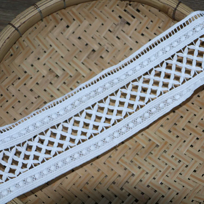 2yard 8cm white water soluble polyester lace trim Embroidery Lace Applique sewing process lace
2yard 8cm white water soluble polyester lace trim Embroidery Lace Applique sewing process lace