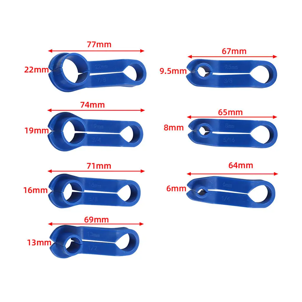 7Pcs AC Fuel Line Disconnect Tool Fuel Line Angled Disconnect Fuel Line Quick Removal Tools Fit for Ford Mazda Accessories
7Pcs AC Fuel Line Disconnect Tool Fuel Line Angled Disconnect Fuel Line Quick Removal Tools Fit for Ford Mazda Accessories