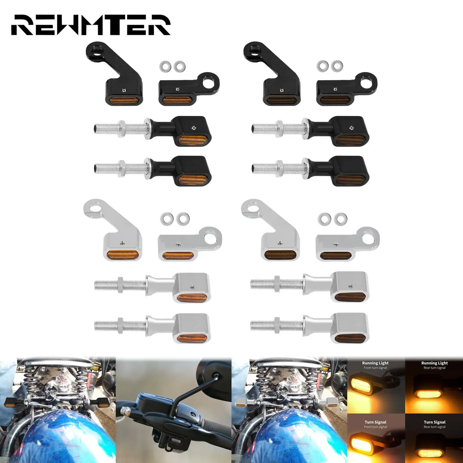 Motorcycle Amber LED E Mark Mini Turn Signal Light Indicators Runing Blinker Lamp Front Rear Lights For Harley Touring Softail
Motorcycle Amber LED E Mark Mini Turn Signal Light Indicators Runing Blinker Lamp Front Rear Lights For Harley Touring Softail