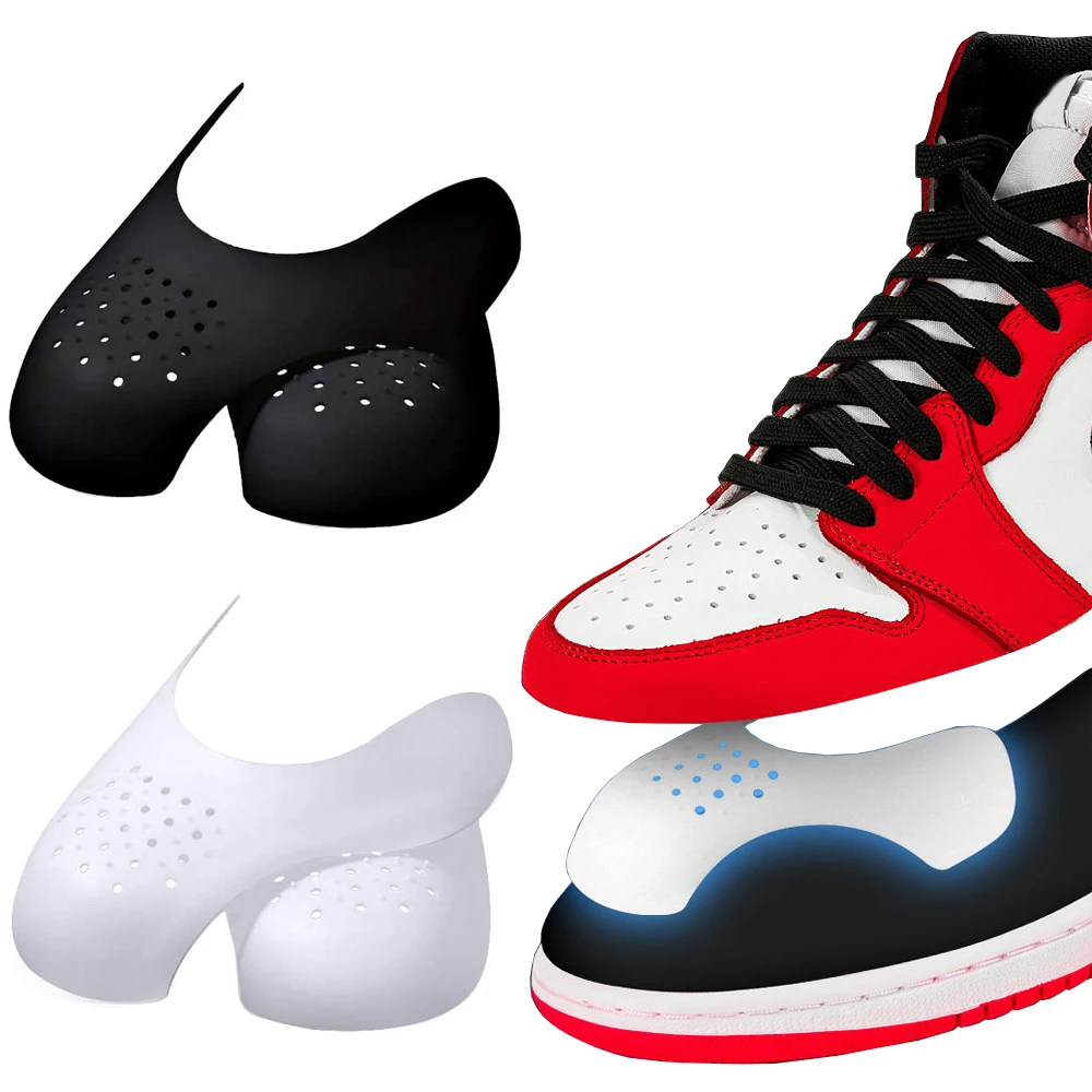 2 Pair Shoe Crease Protector for Basketball Sneakers Accesories for Sports Shoes Toe Caps Support Stretcher Anti-Fold Protection
2 Pair Shoe Crease Protector for Basketball Sneakers Accesories for Sports Shoes Toe Caps Support Stretcher Anti-Fold Protection
