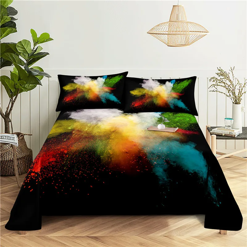 Color Painting 0.9/1.2/1.5/1.8/2.0m Digital Printing Polyester Bed Flat Sheet With Pillowcase Print Bedding Set
Color Painting 0.9/1.2/1.5/1.8/2.0m Digital Printing Polyester Bed Flat Sheet With Pillowcase Print Bedding Set