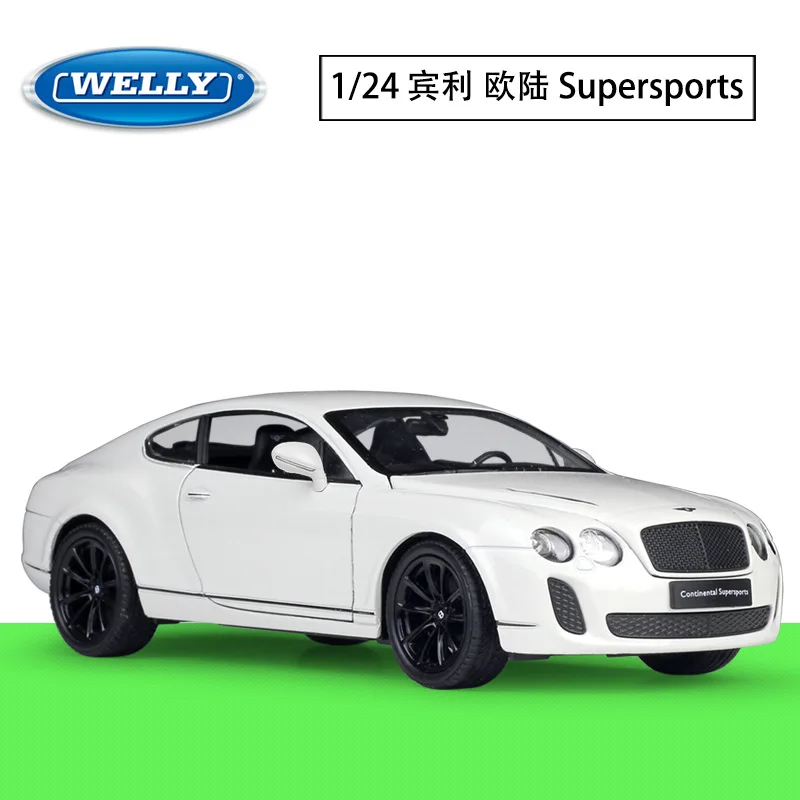 Подлинная модель автомобиля WELLY 1:24 Bentley Continental Supersports из искусственного сплава, коллекция для взрослых, детский подарок, Распродажа игрушек 
Подлинная модель автомобиля WELLY 1:24 Bentley Continental Supersports из искусственного сплава, коллекция для взрослых, детский подарок, Распродажа игрушек