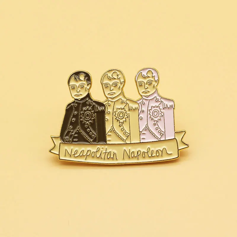 Dear-you Neapolitan Napoleon Cartoon brooch personality creative Napoleon metal enamel badge pin buckle accessories
Dear-you Neapolitan Napoleon Cartoon brooch personality creative Napoleon metal enamel badge pin buckle accessories