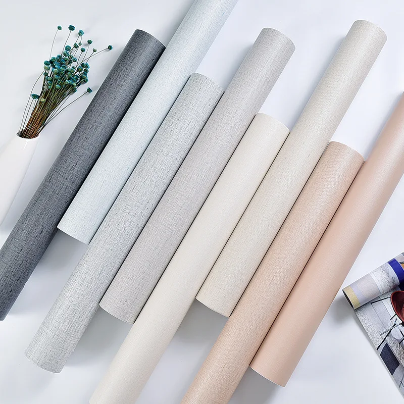 Beige PVC Self-adhesive WallpaperPure Color Sackcloth Pattern Bedroom Wallpaper Thickened Waterproof Refurbished Plain Color
Beige PVC Self-adhesive WallpaperPure Color Sackcloth Pattern Bedroom Wallpaper Thickened Waterproof Refurbished Plain Color