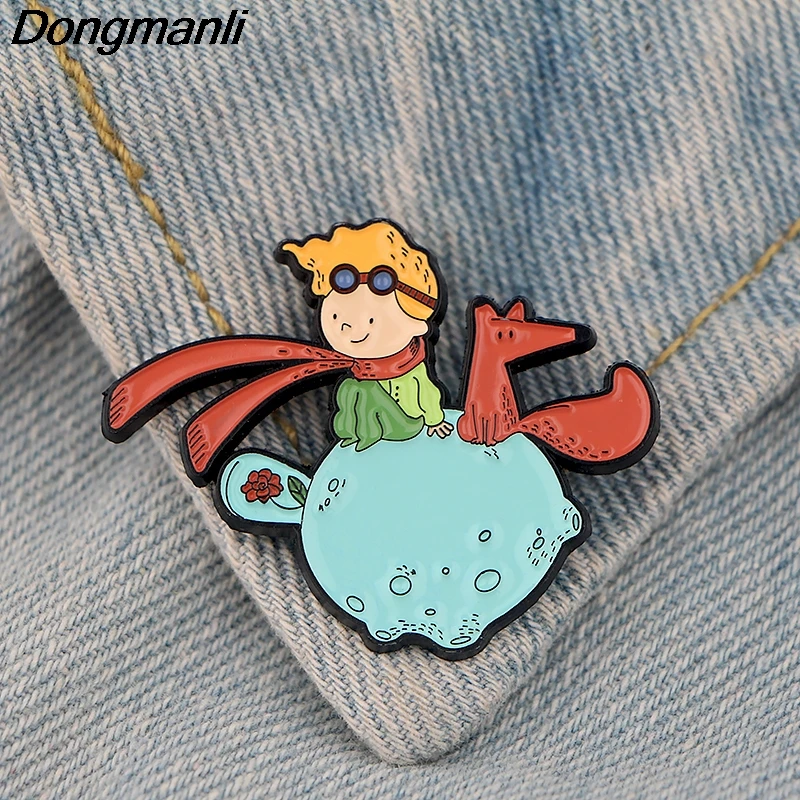 LB457 Jewelry Prince and Fox Lapel Pin Fashion Cute Brooches Badges Denim Clothes Bag Pins Gift for Friends
LB457 Jewelry Prince and Fox Lapel Pin Fashion Cute Brooches Badges Denim Clothes Bag Pins Gift for Friends