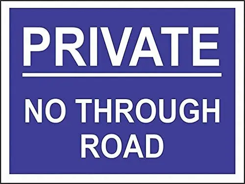 Warning Sign Private no Through Road Road Sign Business Sign Aluminum Metal Tin Sign Z0827
Warning Sign Private no Through Road Road Sign Business Sign Aluminum Metal Tin Sign Z0827