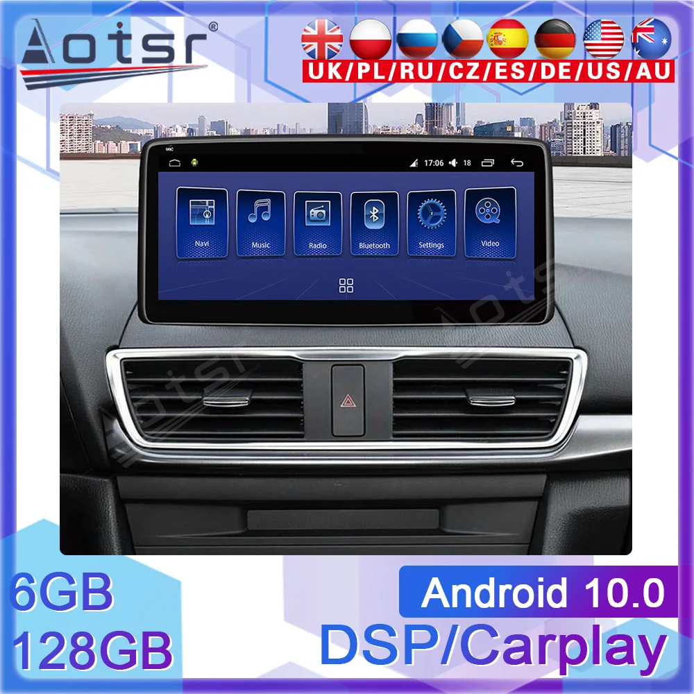 12.3 Inch 128G Android Car Multimedia Player GPS Navi Radio Tape Recorder For Mazda 3 Axela 2013 2014-2017 Head Unit Autoradio
12.3 Inch 128G Android Car Multimedia Player GPS Navi Radio Tape Recorder For Mazda 3 Axela 2013 2014-2017 Head Unit Autoradio