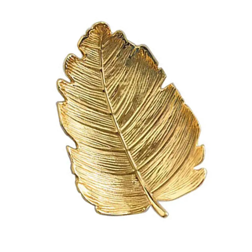 European-style Metal Tray Ornaments Golden Leaf Storage Tray Light Luxury Creative Home Desktop Decor Jewelry Tray
European-style Metal Tray Ornaments Golden Leaf Storage Tray Light Luxury Creative Home Desktop Decor Jewelry Tray
