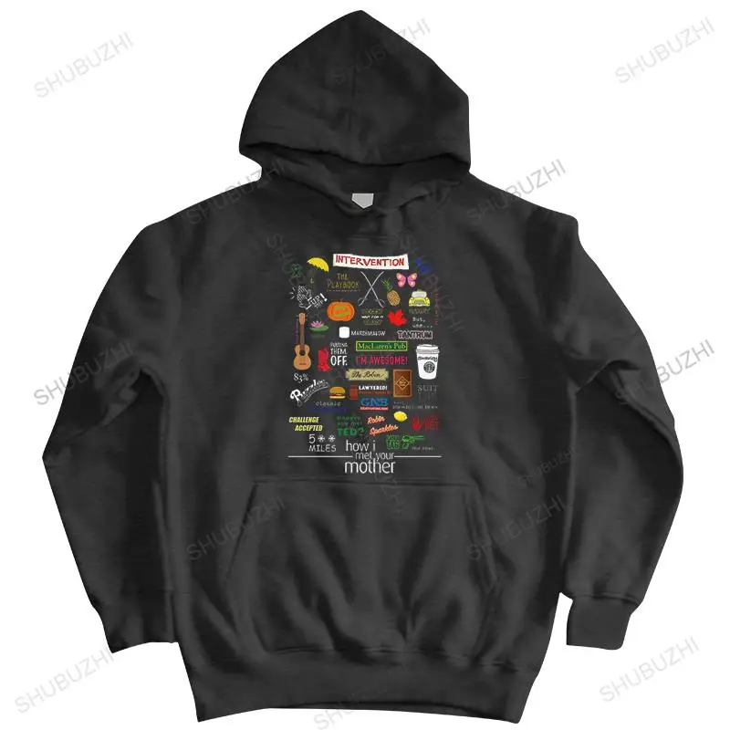 

cotton sweatshirt male autumn cotton hoodies jacket How I Met Your Mother unisex Outwear shubuzhi men hooded zipper coat