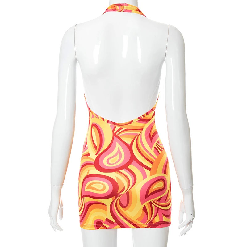 Bomblook Beach Leisure Vacation Bodycon Dresses For Women's 2021 Summer Clothing Halter Backless Mixi Dress Female Streetwears
Bomblook Beach Leisure Vacation Bodycon Dresses For Women's 2021 Summer Clothing Halter Backless Mixi Dress Female Streetwears