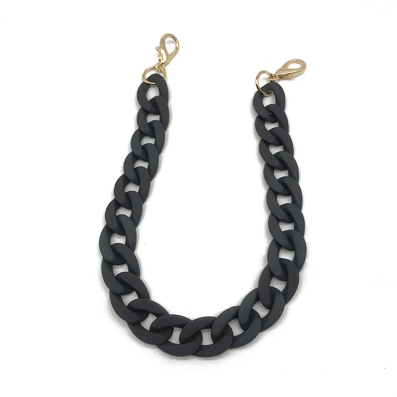 New Fashion Woman Handbag Accessory Chain Acrylic Resin Chain Luxury Frosted Strap Women Clutch Shoulder Purse Alloy Chain
New Fashion Woman Handbag Accessory Chain Acrylic Resin Chain Luxury Frosted Strap Women Clutch Shoulder Purse Alloy Chain